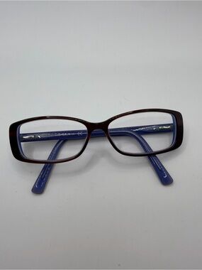 Valentino Italy V5761 ISK 53-14-135 Tortoise/Lavender Eyeglasses Frame IM77 blue